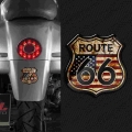 3d Us The Historic Route 66 Stickers Rusty Decals Motorcycle Motorbike Car Vintage Sticker - Decals & Stickers - Officematic