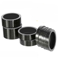 11pc Set Bicycle Carbon Fiber Washer 1-1/8" Stem Washer Spacer 28.6mm Mtb Front Fork 3/5/10/15/20mm Road Bike Accessories -