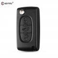 KEYYOU 3 Buttons Flip Remote Key Case Shell Key Fob For PEUGEOT 407 307 308 607 CE0536 | | - ebikpro.com