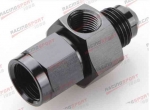 10AN AN10 male to 10 AN female with 1/8" NPT gauge port adapter fuel black|an 10|an10 adaptergauge adapter - ebikpro.