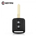 KEYYOU New Replacement Remote Car Key Shell Case Fob Keyless Entry 2 Button For Qashqai Nissan Micra Navara Almera Note|button r