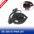 OEM:38616 PWA J01 38616 RNA A01 Condenser Cooling Fan Motor Assembly For Honda Fit Civic CR V Engine Radiator Cooling Fan Motor