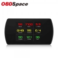 OBDSpace P12 OBD2 Car HUD Head Up Display Digital Speed Projector On Board Computer Speedometer Windshield 5.8" Trip Comp