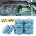 20/40pcs(1pc=4l) Car Windshield Wiper Glass Washer Auto Solid Cleaner Compact Effervescent Tablets Window Repair Car Accessories