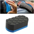 Car Wash Sponge Honeycomb Car Detailing Auto Care Maintenance Wax Foam Polishing Pad Detailing Car Cleaning Tools - Sponges, Clo