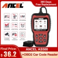 Ancel As500 Obd2 Scanner Engine Code Reader Obd Auto Diagnose Car Diagnostics Tool Lifetime Free Update Obd2 Automotive Scanner