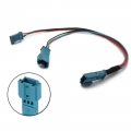 Adapter Led Y Cable Cupholder Auto Ac/radio Blue For Bmw F30 F31 F80 M3 19cm 7.5in 3 Pin Ambient Light - Fuses - ebikpro.co