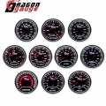 「dragon」 52mm Water Temp Oil Temp Oil Press Voltmeter Vacuum Tachometer Rpm Boost Gauge Air Fuel Ratio Egt Gauge For 12 Volt Car