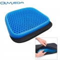 Car Gel Seat Cushion Comfortable Ice Seat Pad Office Chair Soft Cooling Mat Breathable Cushion With Non-slip Washable Cover Ice