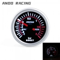 Auto Car Turbo Boost Gauge -1~0~2 Bar 2" 52mm Universal Smoke Len 12v Pointer Turbo Boost Bar Meter Digital White Led - Boo