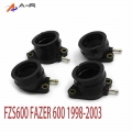 4 Piece Motorcycle Carburetor Carburateur Intake Manifold Joint Boot 5DM 13586 01 For Yamaha FZS600 FAZER FZS 600 1998 2003|Ca