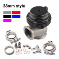 Universal 38mm External Wastegate V-band Flanged Turbo Waste Gate For Supercharge Turbo Manifold With Logo Mv-s 38mm Wastegate -