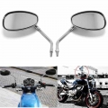 Racbox 2Pcs mirror moto spiegels motorfiets Motorcycle Rearview Mirrors 10mm For Shadow Ace Magna VT750 VT1100 VF750|Side Mirror