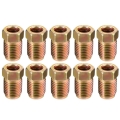 Mayitr 10Pcs/Set 10mm x 1mm Male Short Brake Pipe Screw Nuts for 3/16 Inch Metric Braking Tubes|Nuts & Bolts| - Officemati