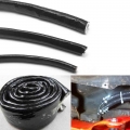 High Temperature Heat An12 Black Fire Sleeve Fire Braid Flame Shield 3/4x1m Id:19mm For Vw Golf 5 Ep-fhgan12 - Engine Care - Off