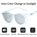 New Tr90 Polarized Discoloration Sunglasses Anti-pollen Allergy Anti Wind Goggles Uv400 Protection Sun Glasses For Women Men - C