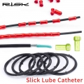 Risk Bicycle Brake Slick Lube Liner Road Mountain Bike Shifting Cable Catheter Oil Tube Pipe Housing Mtb Inner Line Protector -