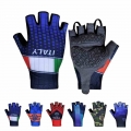 ITALY Bicycle Cycling Gloves Half Finger Breathable Anti Slip Gel Pad MTB Road Bike Gloves Men Women Outdoor Sports Gloves|Cycli