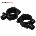 1pair M8 M10 22mm 25mm Motorcycle Mirror Mount Holders Bracket Clamp For Motorbike Moped Dirt Pit Bike Atv Quad 4 Wheeler - Side