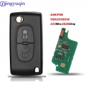 Jingyuqin 434mhz Ask For Peugeot 107 207 307 308 407 607 For Citroen C2 C3 C4 C5 C6 C8 Xsara Picasso Ce0523 Ce0536 Va2/hca - Car