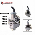 Alconstar PZ Series Motorcycle Carburetor PZ16 PZ18 PZ20 PZ22 Hand Cable Chock Carb for 50cc 70cc 90cc Motorcycle ATV Dirt Bike|