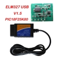 Obd2 Elm327 V1.5 USB Diagnostic Tools PIC18F25K80 Chip ELM 327 V 1.5 OBD 2 OBDII Readers Interface Car Code Scanner Auto Tools|