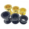 Universal Steering Wheel Hub Spacer 51mm 76mm 101mm Steering Wheel Hub Boss Kit Adapter Spacer Black / Gold Aluminum Auto Parts|