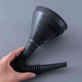 2 in 1 Plastic Funnel Can Spout For Oil Water Fuel Petrol Diesel Gasoline 2018 New Arrive Car Accessories Black|Fue