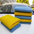 40X40CM Car waxed towels Crystal plated towels ultrasonic trimming wipes car towel car wash towel Microfiber Absorbent Towel|Spo