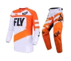 2019 Fly Fish Mx Jersey Pant Combo Motorcycle Atv Bmx Mtb Dh Dirt Bike Motorbike Enduro Racing Riding Men's Blue Gear Set -