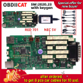 Russia & Spain In Stock Full Set Obd2 A+single Pcb/v3.0 Black Cdp With Keygen 2017.r3 Scanner Tcs Test For Car And Truck - C