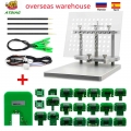 DHL free LED BDM FRAME aluminium Stainless Steel With 22pcs BDM Adapters For KESS Ktag FGTECH ECU Progammer Chip Tuning Tool|Bur