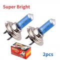 2pcs H7 Super Bright White Fog Halogen Bulb Auto Car Headlight Lamp 100W Driving Parking Car Light Source 6000K| | - Officemat