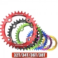 104bcd Round Narrow Wide Chainring Mtb Mountain Bike Bicycle 104bcd 32t 34t 36t 38t Crankset Tooth Plate Parts 104 Bcd - Bicycle