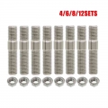 10mm M10 X 1.25 Exhaust Studs Serrated Nuts Bolts Screws Carbon Steel Manifold Flange Stud W/ Nut For Honda Toyota Nissan Car -