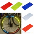 Outdoor Car Motorcycle Cycling Bicycle Reflector Fluorescent Sticker Wheel Rim Reflective Stickers Decal Accessories|Bicycle Sti