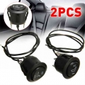 2pcs 3 Pin 6a 250v Auto Suv Truck Boat Motorcycle Seat Round Car Heated Seat Heater Rocker Switch For High Low Control