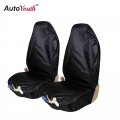 AUTOYOUTH Waterproof Car Seat Cover 2PCS Front Car Seat Protector With Organizer Bag Universal Car Interior Accessory| | - Off