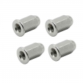 4PCS M6 M8 M10 Dome thread Pitch Plug Cap Mushroom Nuts Bolt For Honda Yamaha 6mm x 1" / 8mm x 0.75" / 10mm x 1.25&quo