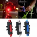 Bike Light Cycling Taillamp Safety Warning Light LED USB Rechargeable Bicycle Lamp Waterproof Rear Tail Light Bike Accessories|B