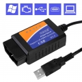 ELM327 USB V1.5 Code Reader OBD 2 Scanner for Ford Mazda Lincoln ELMconfig HS MS CAN Hidden Functions Programming Unlock|Code Re