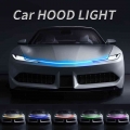 Car Hood Daytime Running Light Strip Waterproof Flexible Led Auto Decorative Atmosphere Lamp Ambient Backlight Universal 12v - D