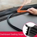 160cm Universal Car Windshield Sealant Dashboard Soundproof Rubber Seal Strip Auto Rubber Seals Car Panel Seal|Fillers, Adhesive