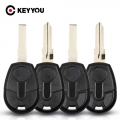 KEYYOU For Fiat Positron EX300 Remote Car Key Shell Case Transponder For Brazil Positron Car Blank No Chip Fob SIP22/GT15R Blade