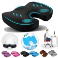 Travel Breathable Seat Cushion Coccyx Orthopedic Memory Foam Seat Massage Chair Cushion Pad Car Gel Sponge U-shape Inventories -