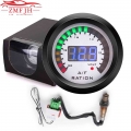 AD Digital 52mm Auto Air Fuel Ratio Gauge + Voltmeter volt Meter Indicator Smoked With Narrowband O2 Oxygen Sensor 0258006028|Gl