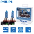 2x Philips H11 12v 55w Diamond Vision 5000k Super White Light Halogen Bulbs Auto Headlight Fog Lamps 12362dvs2 - Car Headlight B