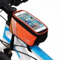 1.5L/ 5.5 Inch Waterproof Touch Screen Bicycle Bags Cycling Bike Front Frame Bag Tube Pouch Mobile Phone Storage Bag