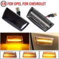 For OPEL Astra H Zafira B Corsa D Chevrolet Cruze LED Dynamic Car Blinker Side Marker Turn Signal Lights Lamp Accessories|Signal