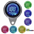 1 Pcs 12V 7 Colors LCD Universal Motorcycle Speedometer Odometer Tachometer Motorcycle Gauge Fuel Meter 4 In 1 Motorcycle Meter|